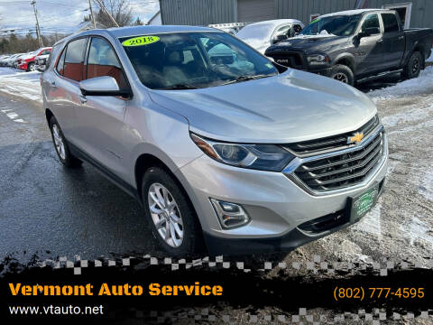 2018 Chevrolet Equinox for sale at Vermont Auto Service in South Burlington VT