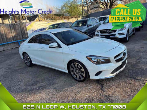 2018 Mercedes-Benz CLA for sale at Heights Motor Credit in Houston TX