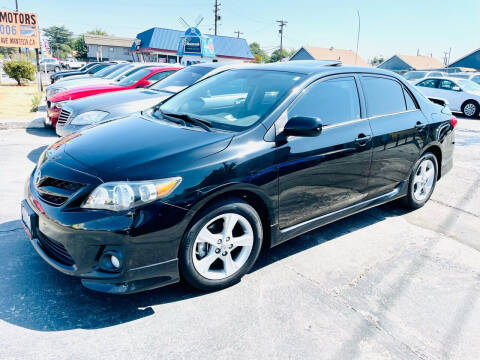 2012 Toyota Corolla for sale at Sunset Motors in Manteca CA