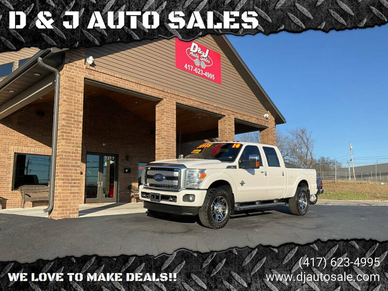 2014 Ford F-350 Super Duty for sale at D & J AUTO SALES in Joplin MO