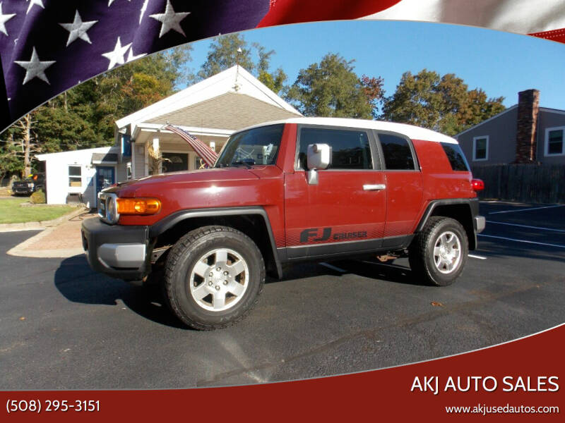 2008 Toyota FJ Cruiser for sale at AKJ Auto Sales in West Wareham MA