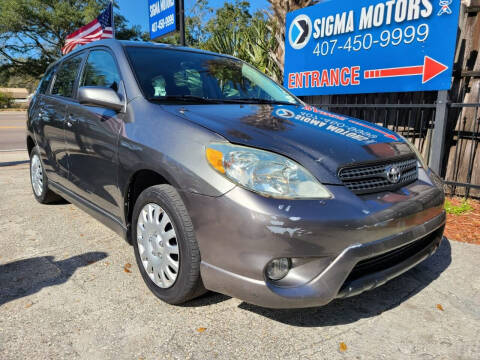 2006 Toyota Matrix for sale at SIGMA MOTORS USA in Orlando FL