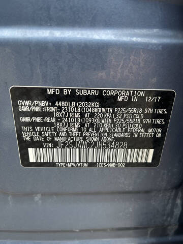 2018 Subaru Forester 2.5i Touring