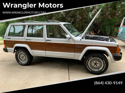 1992 Jeep Cherokee for sale at Wrangler Motors in Spartanburg SC