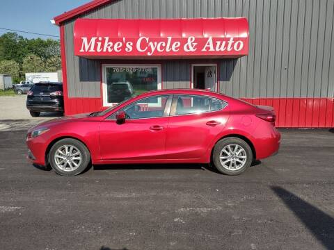 2014 Mazda MAZDA3 for sale at MIKE'S CYCLE & AUTO in Connersville IN