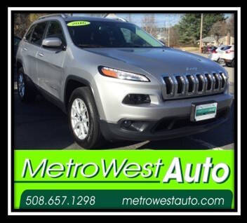 2016 Jeep Cherokee for sale at Metro West Auto in Bellingham MA