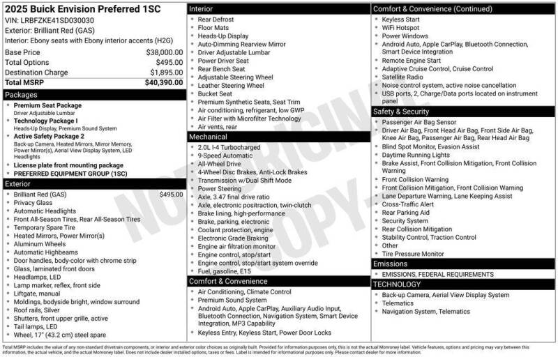 2025 Buick Envision Preferred