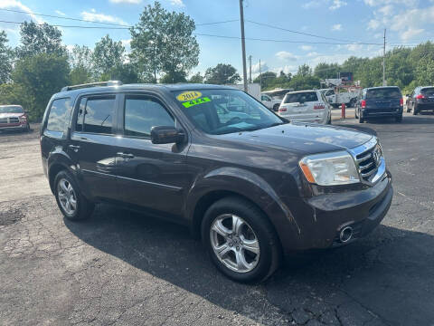 2014 Honda Pilot for sale at VILLAGE AUTO MART LLC in Portage IN