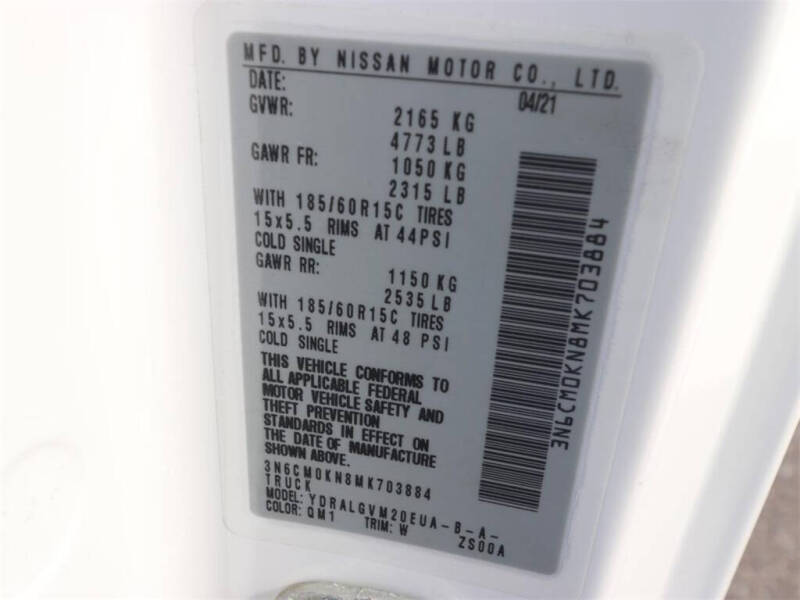 2021 Nissan NV200 SV