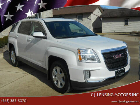 2016 GMC Terrain for sale at C.J. Lensing Motors Inc in Decorah IA