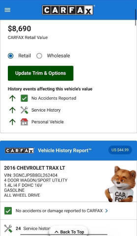 2016 Chevrolet Trax LT