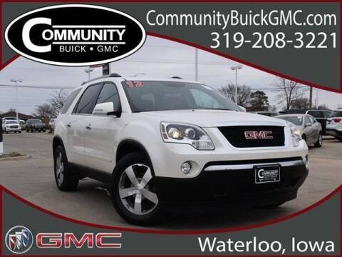 2012 GMC Acadia for sale at Community Buick GMC in Waterloo IA