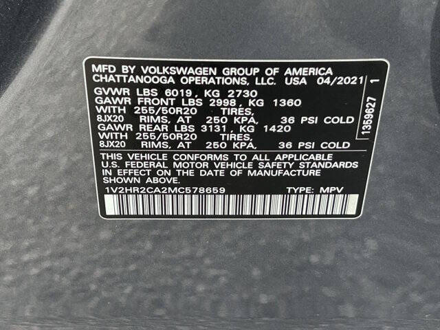 2021 Volkswagen Atlas