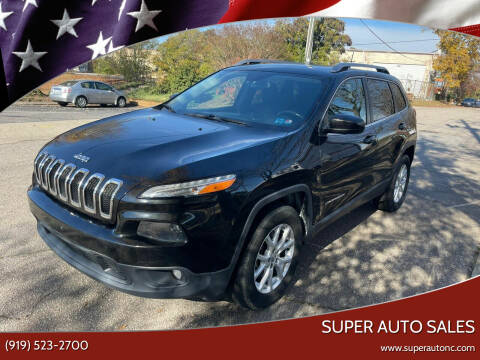 2016 Jeep Cherokee for sale at Super Auto Sales in Fuquay Varina NC