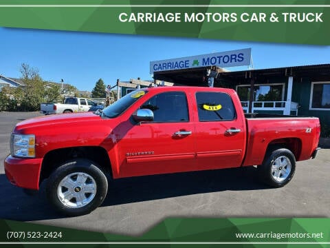 2010 Chevrolet Silverado 1500 for sale at Carriage Motors Car & Truck in Santa Rosa CA