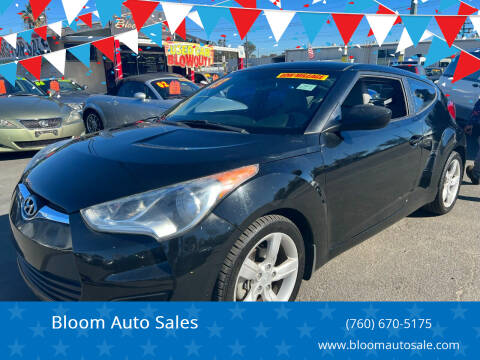 2013 Hyundai Veloster for sale at Bloom Auto Sales in Escondido CA