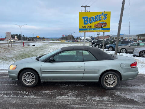 2006 Chrysler Sebring for sale at Blake's Auto Sales LLC in Rice Lake WI