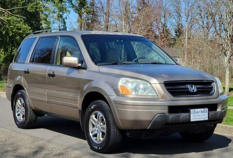 2004 Honda Pilot for sale at CLEAR CHOICE AUTOMOTIVE in Milwaukie OR