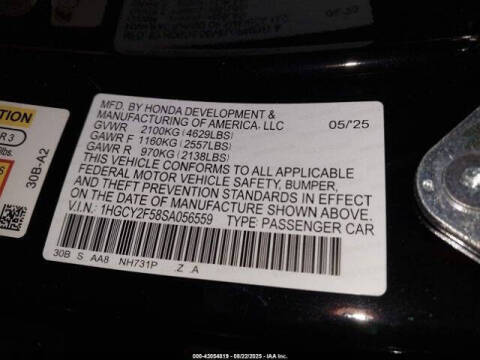 2025 Honda Accord Hybrid Sport