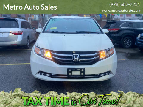 2014 Honda Odyssey for sale at Metro Auto Sales in Lawrence MA