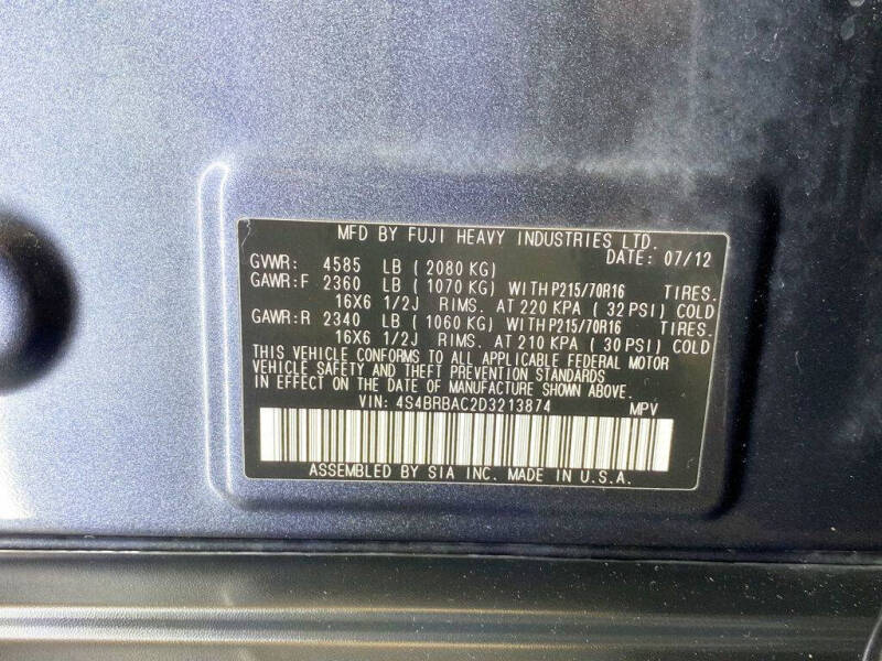 2013 Subaru Outback 2.5i