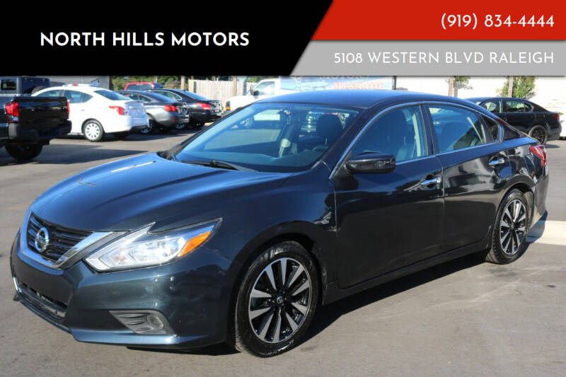 2018 Nissan Altima for sale at NORTH HILLS MOTORS in Raleigh NC