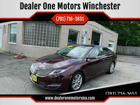 2013 Lincoln MKZ for sale at Dealer One Motors Winchester in Winchester MA