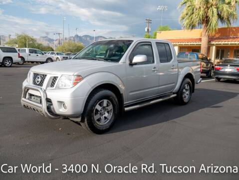 2012 Nissan Frontier for sale at CAR WORLD in Tucson AZ