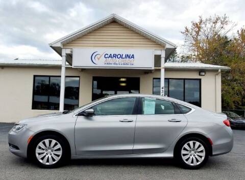 2016 Chrysler 200 for sale at Carolina Auto Credit in Youngsville NC