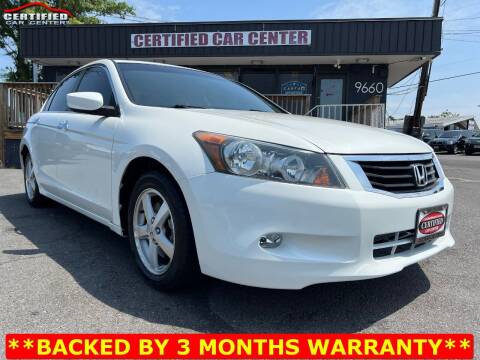 2010 Honda Accord for sale at CERTIFIED CAR CENTER in Fairfax VA