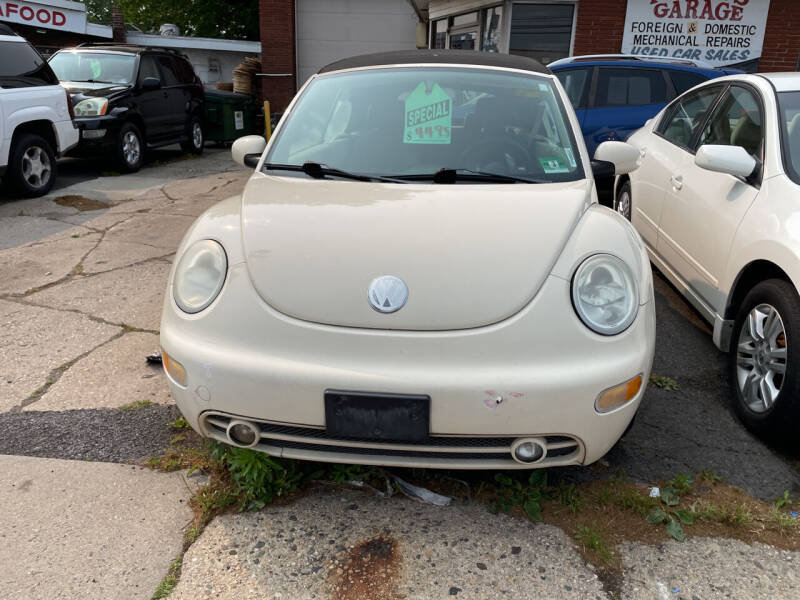 2004 Volkswagen New Beetle Convertible for sale at Frank's Garage in Linden NJ