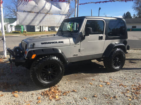 2002 Jeep Wrangler for sale at Antique Motors in Plymouth IN
