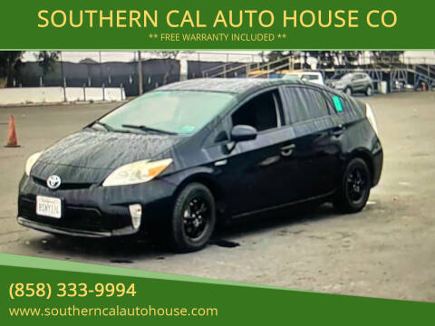 2012 Toyota Prius for sale at SOUTHERN CAL AUTO HOUSE in San Diego CA