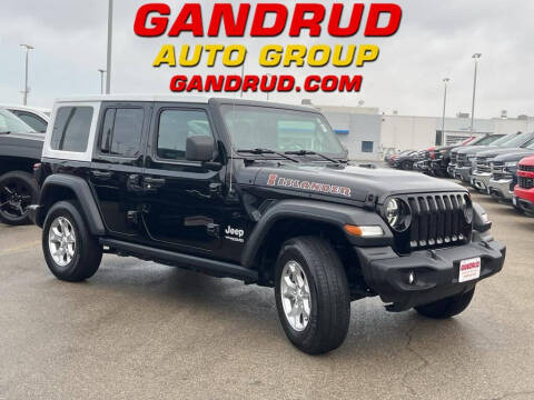2021 Jeep Wrangler Unlimited for sale at GANDRUD CHEVROLET in Green Bay WI