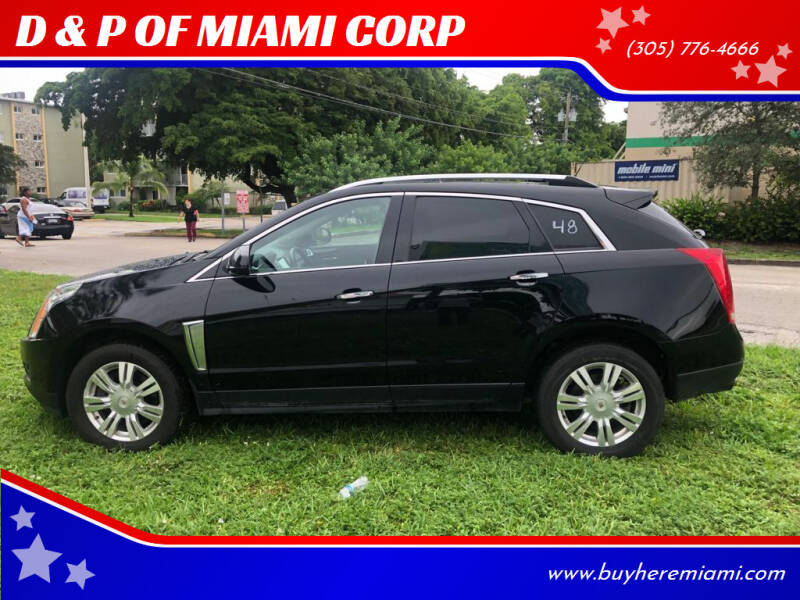 2015 Cadillac SRX for sale at D & P OF MIAMI CORP in Miami FL
