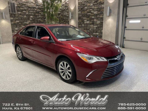 2016 Toyota Camry for sale at Auto World Used Cars in Hays KS