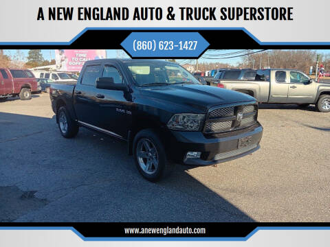 2010 Dodge Ram 1500 for sale at A NEW ENGLAND AUTO & TRUCK SUPERSTORE in East Windsor CT