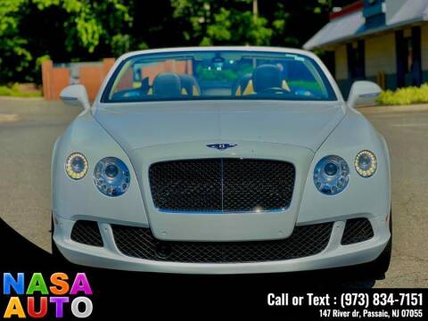 2013 Bentley Continental for sale at Nasa Auto Group LLC in Passaic NJ