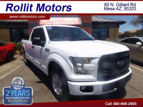 2017 Ford F-150 for sale at Rollit Motors in Mesa AZ