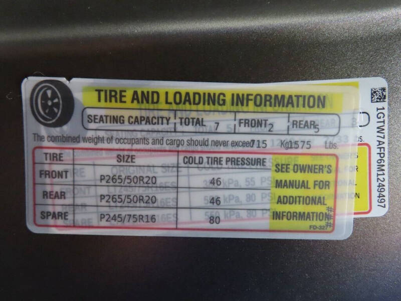 2021 GMC Savana 2500