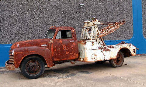 1949 Chevrolet TOW TRUCK for sale at COLLECTOR MOTORS in Houston TX