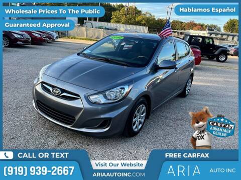 2014 Hyundai Accent for sale at Aria Auto Inc. in Raleigh NC