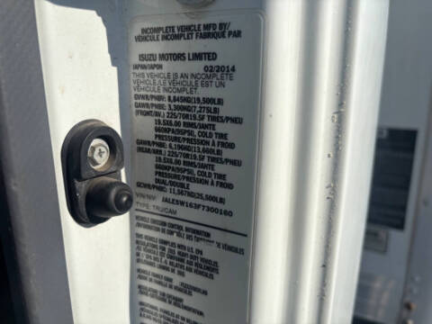 2015 Isuzu NRR 24FT Box Van