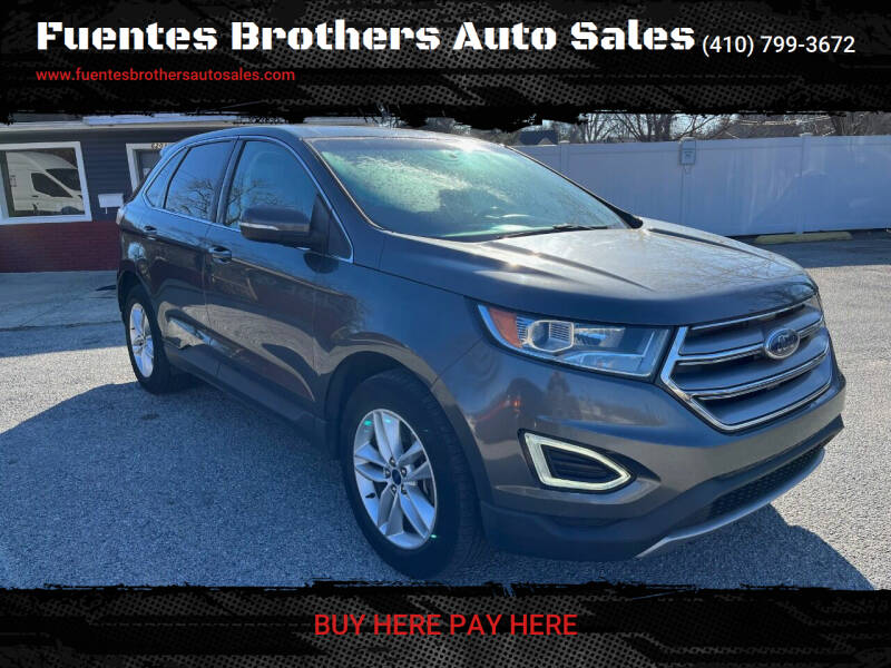 2016 Ford Edge for sale at Fuentes Brothers Auto Sales in Jessup MD