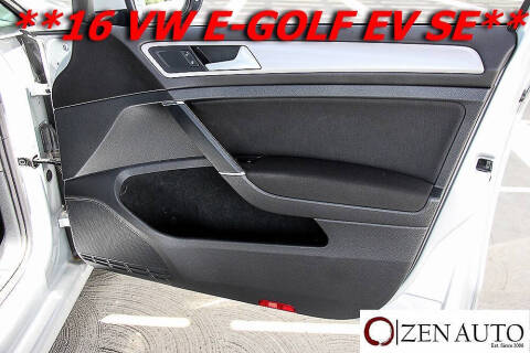 2016 Volkswagen e-Golf SE