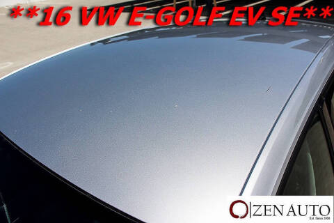 2016 Volkswagen e-Golf SE