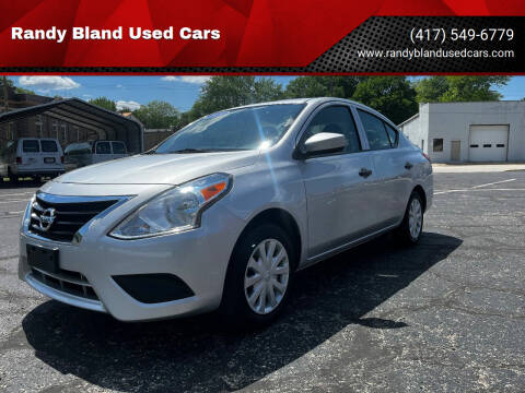 2019 Nissan Versa for sale at Randy Bland Used Cars in Nevada MO