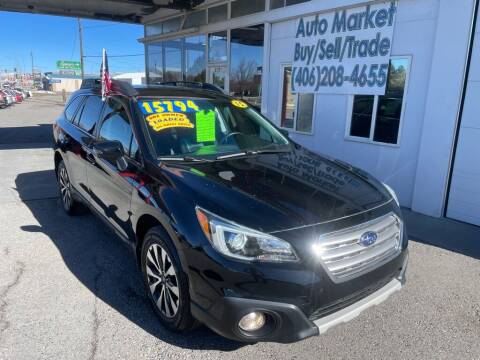 2015 Subaru Outback for sale at Auto Market in Billings MT