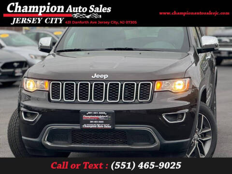 2017 Jeep Grand Cherokee for sale at CHAMPION AUTO SALES OF JERSEY CITY in Jersey City NJ