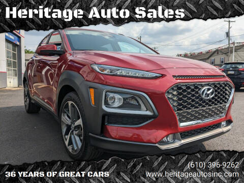 2021 Hyundai Kona for sale at Heritage Auto Sales in Reading PA